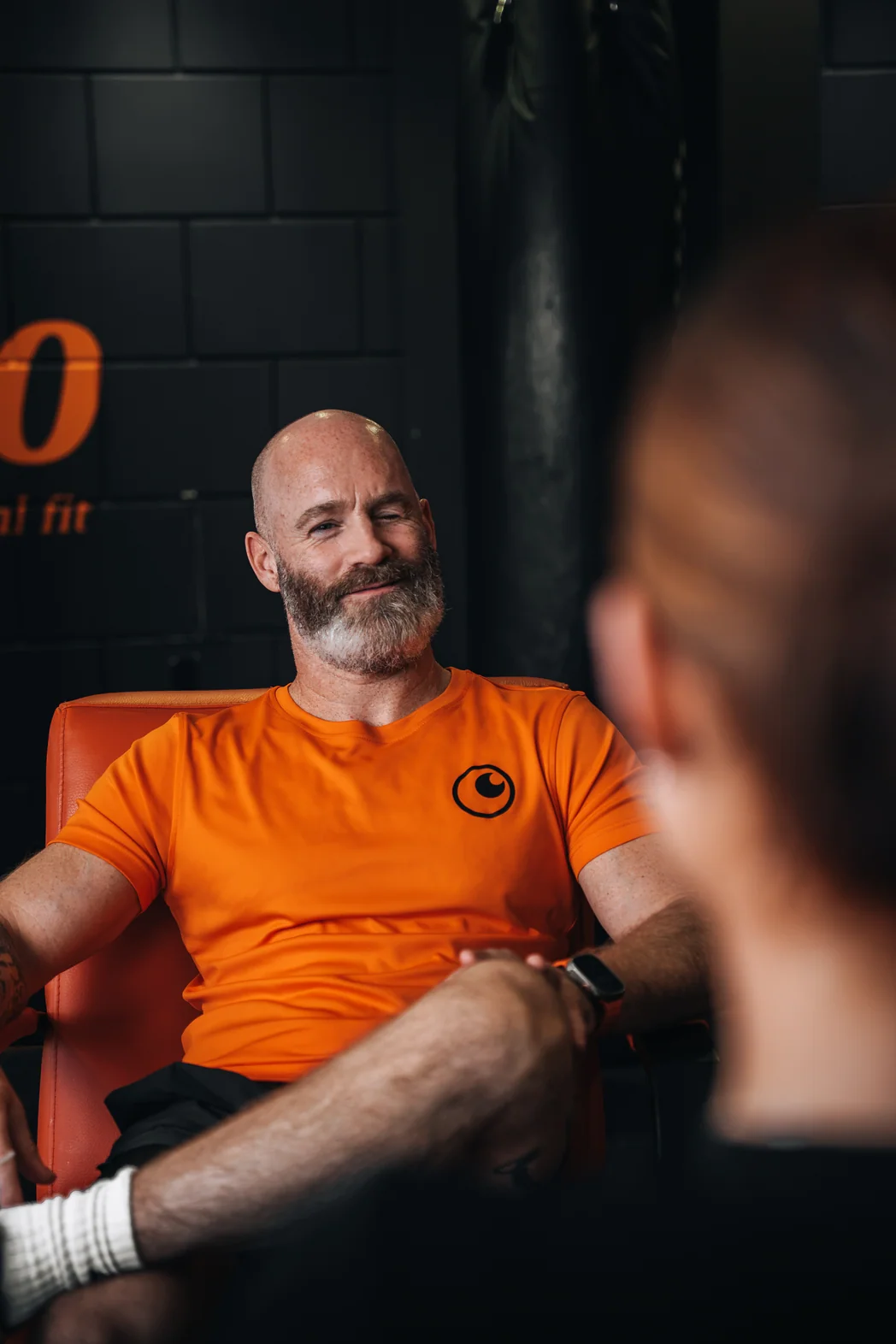 Coachsessie bij LexFit 040 in Eindhoven, gesprek in de coachstoel
